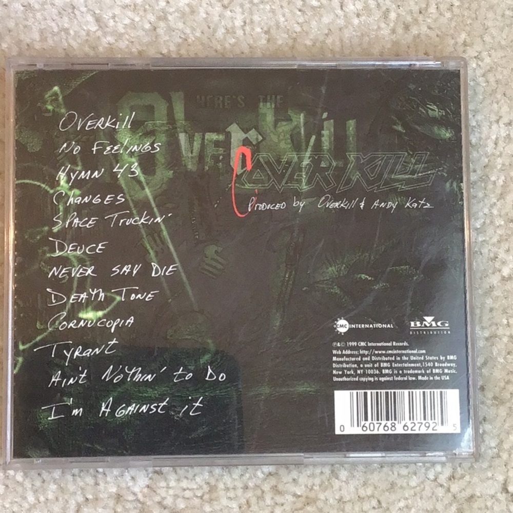 Set of 2 Overkill CDs, 1999-2000 - Picture 4 of 6